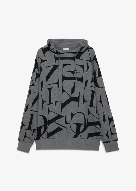 Felpa con cappuccio, loose fit, bonprix