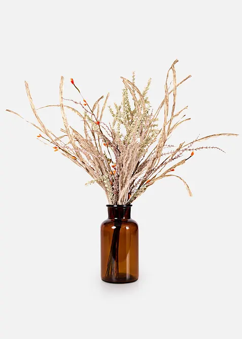 Vaso con bouquet di rametti secchi, bonprix