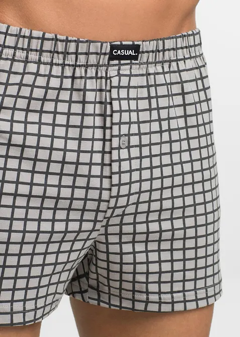 Boxer larghi in jersey di cotone (pacco da 3), bonprix