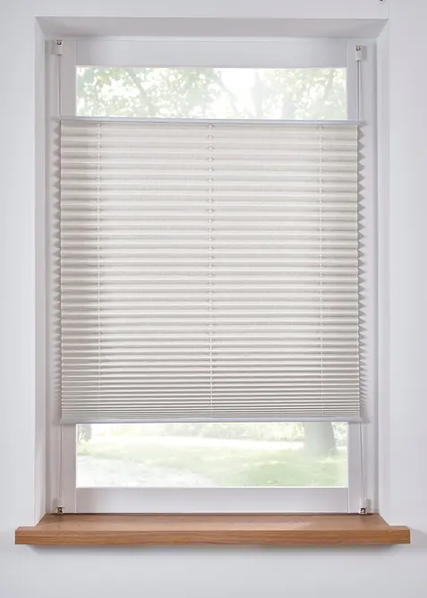 Tenda plissettata oscurante con trama operata, bonprix