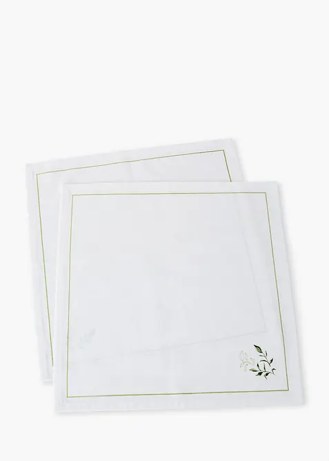 Tovaglioli in tessuto di cotone biologico (pacco da 2), bonprix