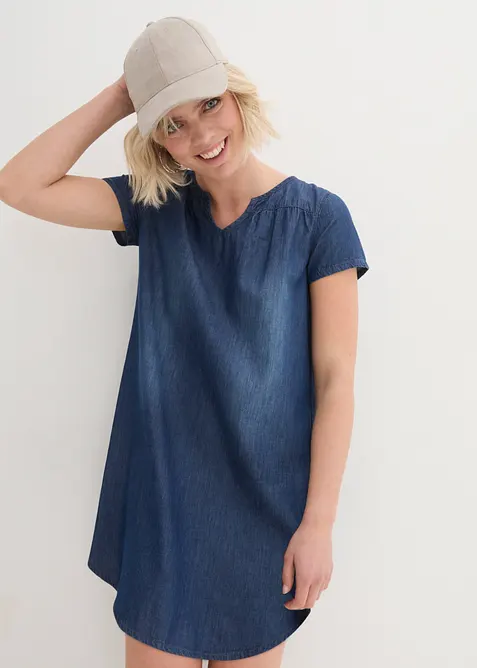 Abito tunica in jeans, bonprix