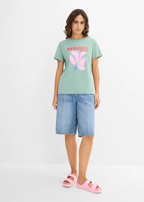 T-shirt in misto cotone, bonprix