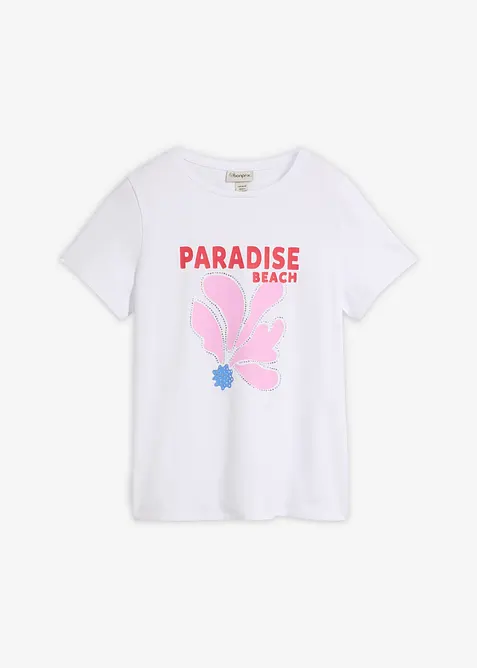 T-shirt in misto cotone, bonprix