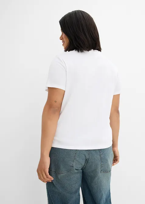 T-shirt in puro cotone, bonprix