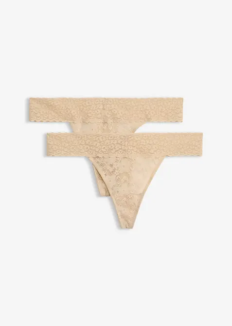 Perizoma in pizzo (pacco da 2), bonprix