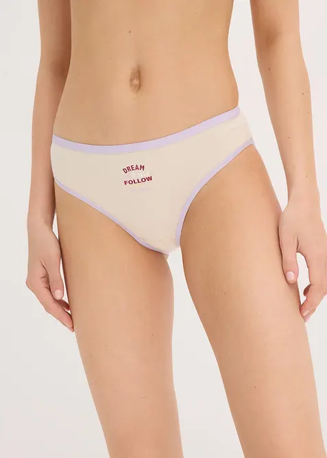 Slip con morbido cotone (pacco da 5), bonprix