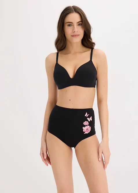 Slip a vita alta con cotone (pacco da 5), bonprix