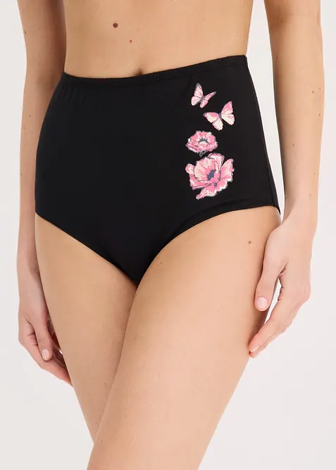 Slip a vita alta con cotone (pacco da 5), bonprix