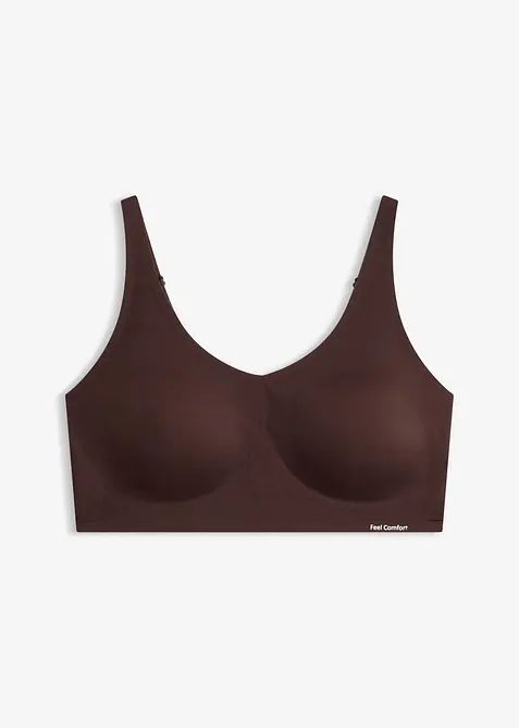 Reggiseno imbottito laser cut Feel Comfort senza ferretto con coppe in gel, bonprix