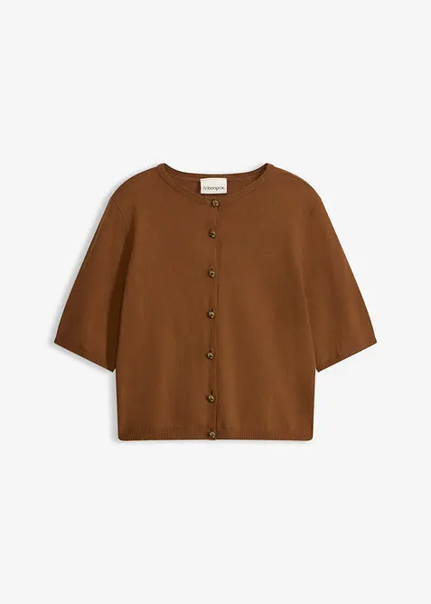 Cardigan in filato fine misto viscosa, bonprix