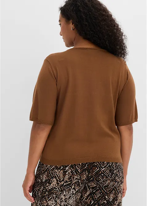 Cardigan in filato fine misto viscosa, bonprix