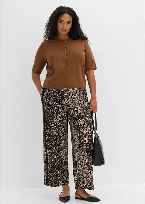 Cardigan in filato fine misto viscosa, bonprix