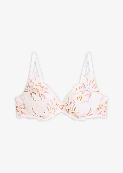 Reggiseno con coppe preformate e pizzo delicato, bonprix