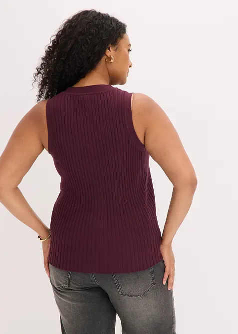 Gilet in maglia a coste, bonprix