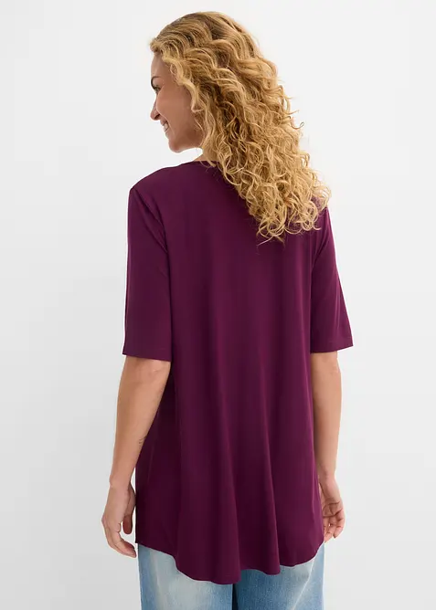 Maglia lunga in viscosa morbida, bonprix
