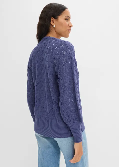 Cardigan traforato, bonprix