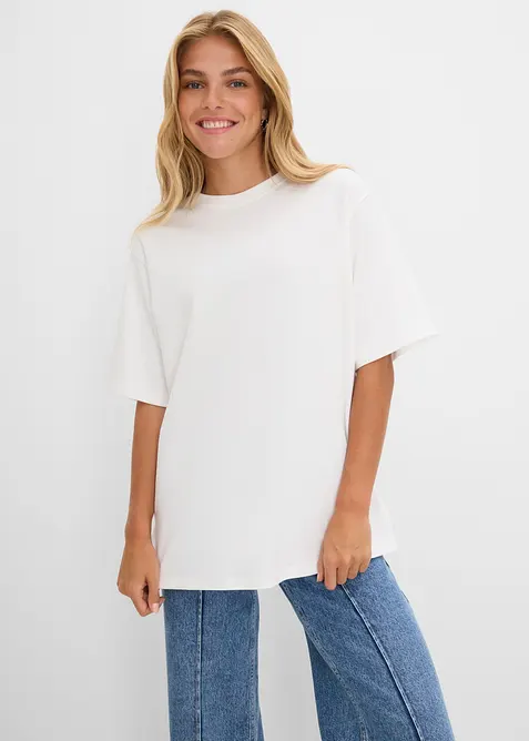 Maglia lunga in interlock, bonprix