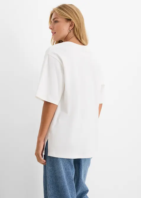 Maglia lunga in interlock, bonprix