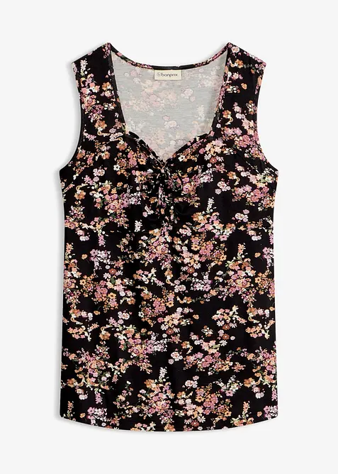 Top in misto viscosa, bonprix