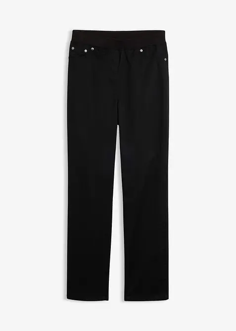 Treggings in twill di misto cotone elasticizzato, bonprix