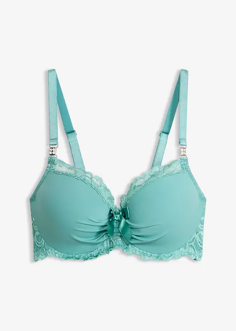 Reggiseno con coppe preformate e poliammide riciclata, bonprix