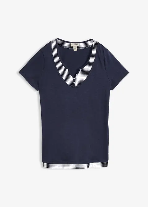Maglia 2 in 1 a maniche corte, bonprix