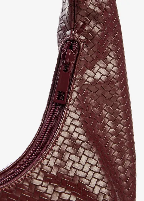 Borsa a mano con effetto intrecciato, bonprix