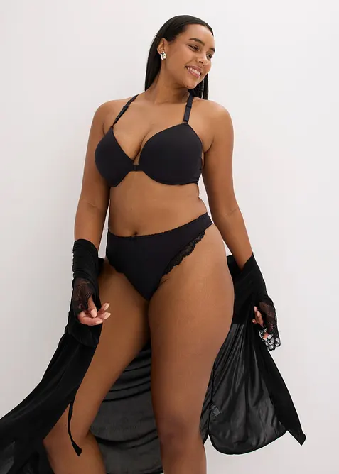 Reggiseno con coppe preformate, chiusura anteriore e modal morbido, bonprix