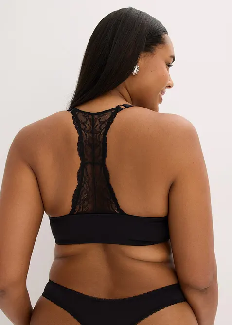 Reggiseno con coppe preformate, chiusura anteriore e modal morbido, bonprix