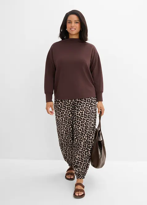 Pantaloni a palloncini in viscosa fluida, bonprix