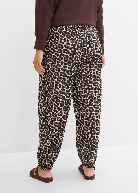 Pantaloni a palloncini in viscosa fluida, bonprix