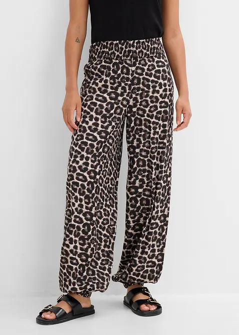 Pantaloni a palloncini in viscosa fluida, bonprix