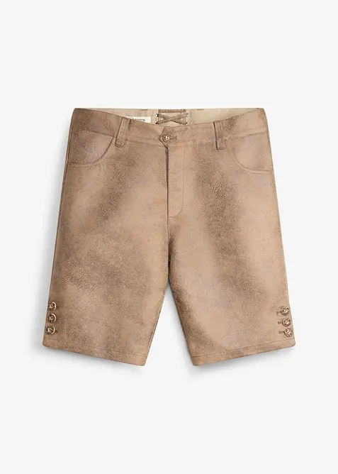 Bermuda bavaresi in similpelle, bonprix