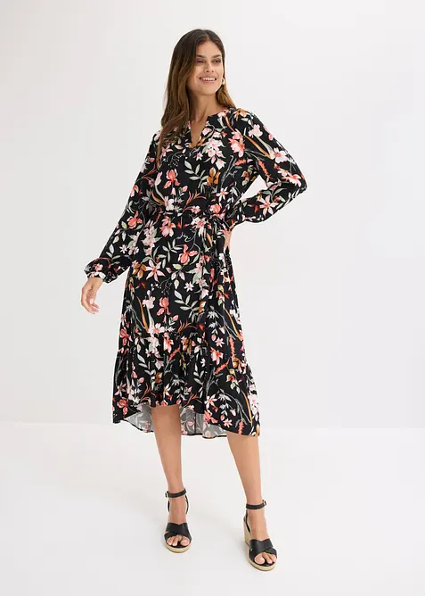 Abito midi in viscosa, bonprix