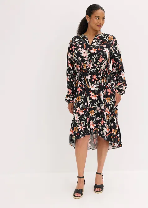 Abito midi in viscosa, bonprix