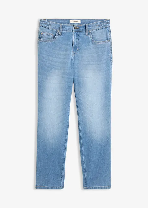 Jeans straight cropped, vita media, bonprix