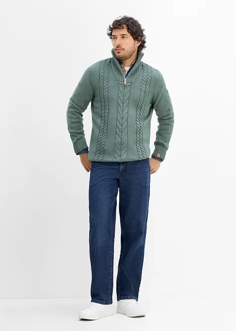 Jeans elasticizzati loose fit, straight, bonprix