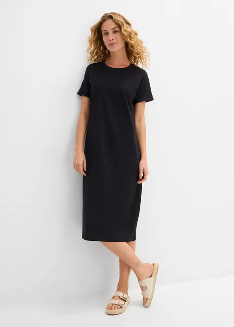 Abito di jersey con pizzo, bonprix