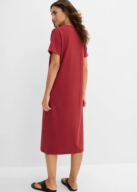 Abito di jersey con pizzo, bonprix