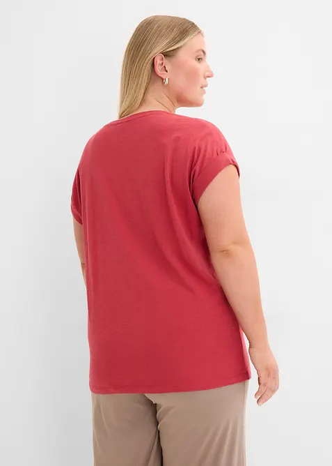 Maglia lunga in puro cotone biologico (pacco da 2), bonprix