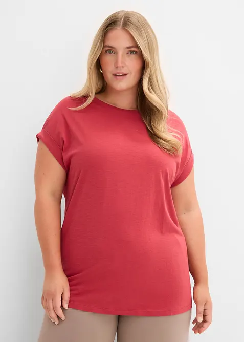 Maglia lunga in puro cotone biologico (pacco da 2), bonprix
