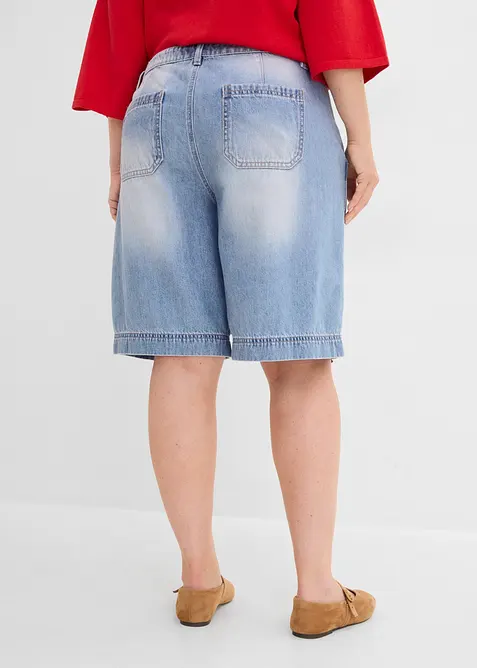 Bermuda di jeans leggeri, vita media, bonprix