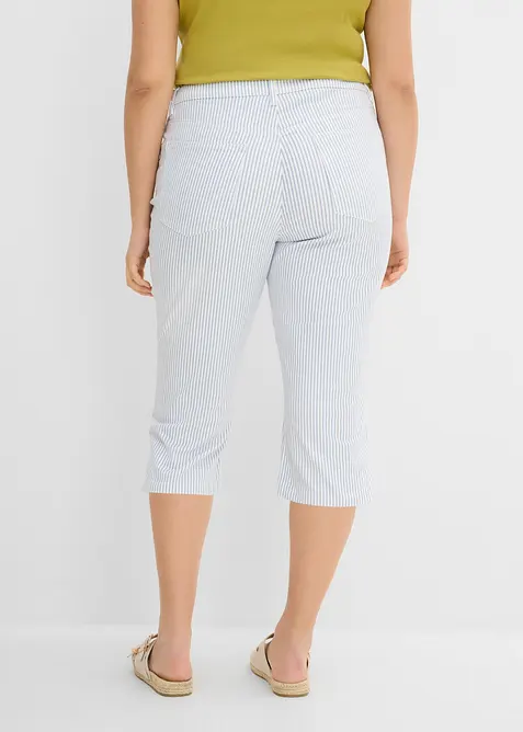Jeans capri, vita media, bonprix