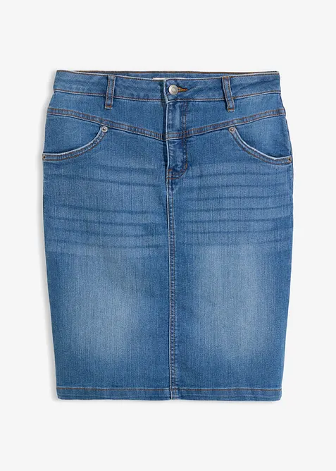 Gonna di jeans elasticizzata, bonprix