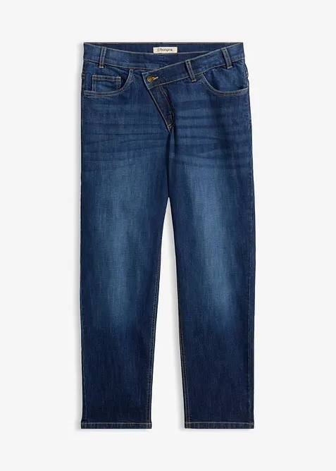 Mom jeans cropped, vita alta, bonprix