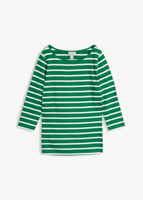Maglia a maniche lunghe con puro cotone biologico, bonprix