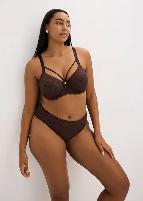 Reggiseno minimizer con pizzo delicato, bonprix