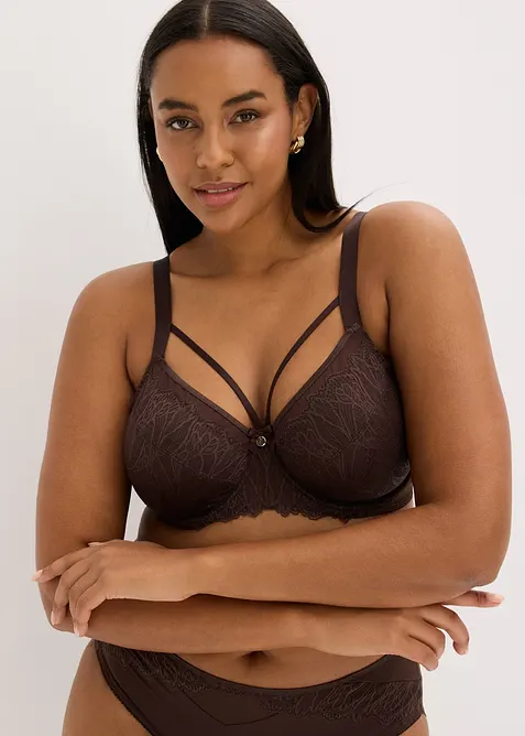 Reggiseno minimizer con pizzo delicato, bonprix