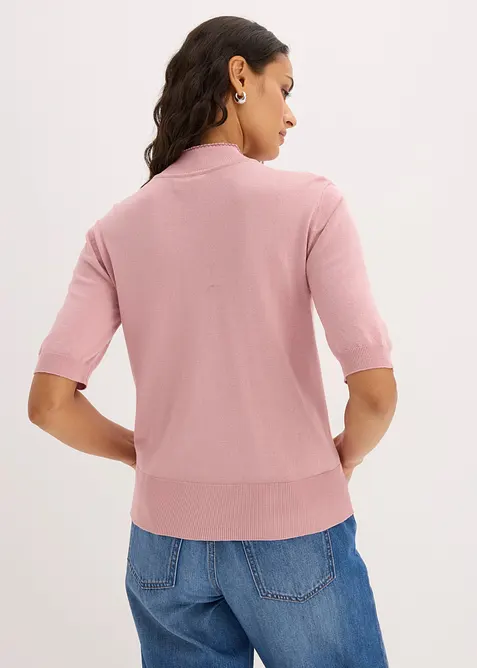 Maglione in filato fine di misto viscosa morbido, bonprix